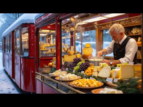 TRADITIONAL SWISS CHEESE FESTIVAL PARADISE | LUCERNE SWITZERLAND 4K WALKING TOUR | ORGANIC MARKET
