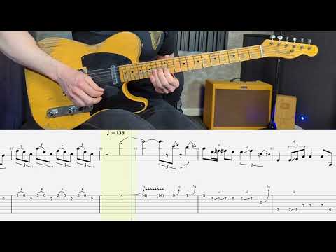 Steely Dan - Reelin' In The Years Guitar Solo  [ WITH TAB ]