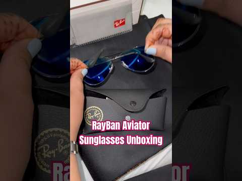RayBan Classic Black Aviator Sunglasses Unboxing #srishtichoudhury #raybanaviator #raybansunglasses