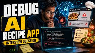 Debug an AI Recipe Generator App Step by Step | AI Interview Question