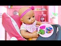 Baby Annabell Doll Goes Shopping And Chooses A New Plate And A Pacifier For The Baby