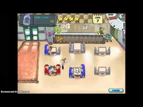 Let's Play Diner Dash Part 2 -  The Food Critic Arives