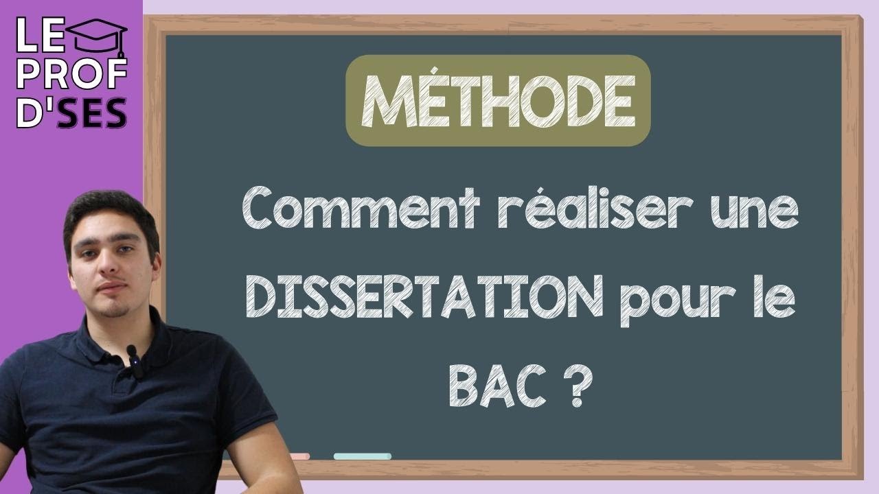 [BAC SES] Méthode - Comment répondre à une dissertation ?