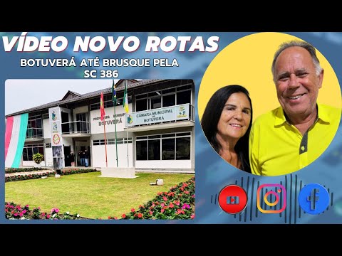 Saindo de Botuverá e seguindo até Brusque/SC (SC386)