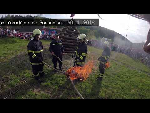 Pálení čarodějnic na Permoníku SDH Sobotín - 30.4.2018