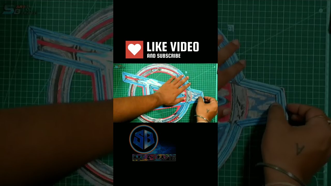 Avengers Logo craft Art #shorts