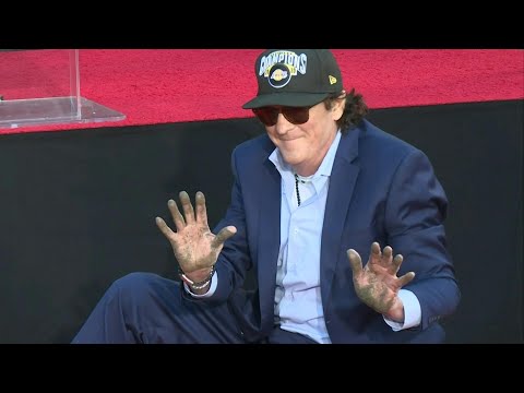 Actor Michael Madsen attends first Hollywood handprint ceremony since pandemic | AFP