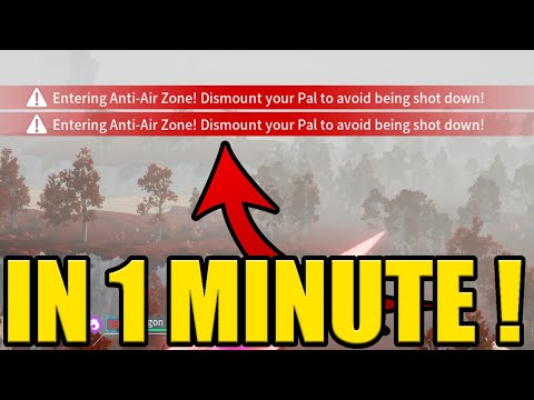 PALWORLD FEYBREAK HOW to FLY ✅DISABLE ANTI AIR ZONE✅