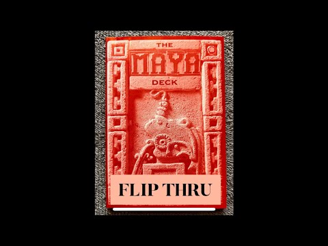 The Maya Deck - an oracle deck flip thru