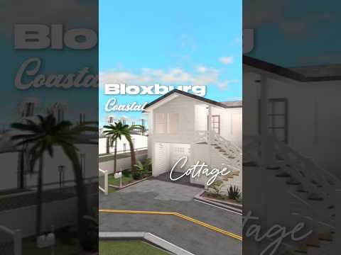 Bloxburg COASTAL COTTAGE (103k) ☀️🌊 #bloxburg #bloxburgtown #bloxburgtour #bloxburgcoastal