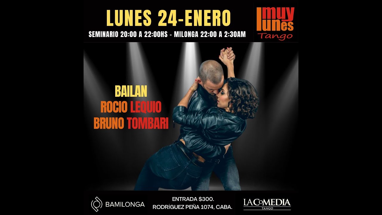 Rocío Lequio y Bruno Tombari - Como la margarita - Muy Lunes Tango