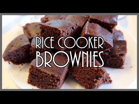 Vegan Brownies (in a Rice Cooker!)