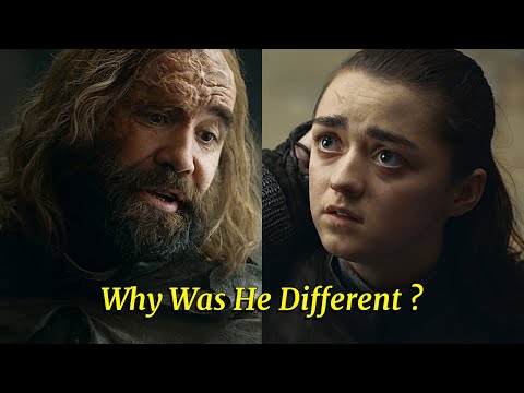 Why The Hound Was Gentle Only to the Stark Girls ? 🤔