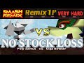 Smash Remix Classic Mode Remix 1P Gameplay With Polygon Samus VERY HARD No Stock Loss
