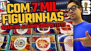 7 MIL FIGURINHAS! QUANTOS ÁLBUNS COMPLETEI?? Copa do Mundo 2026 #copadomundo2026 #panini