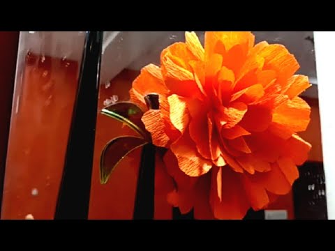 Papercraft | flower | making flower | craft | DIY | decor with paper|creative thoughts by prathyusha