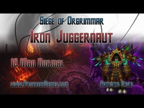 Progress Denied vs Iron Juggernaut Normal - Guardian Tank PoV