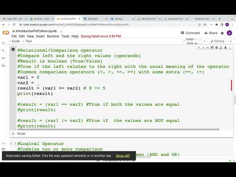 Module3 11 Python Relational Operators
