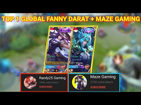 Randy25 Fanny X Maze Gaming Lancelot?! AUTO FARM KILLS!! | Mobile Legends