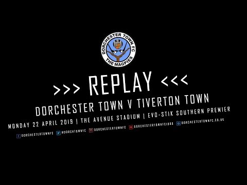 Dorchester Town v Tiverton Town | 2018/19 Season | Full Match