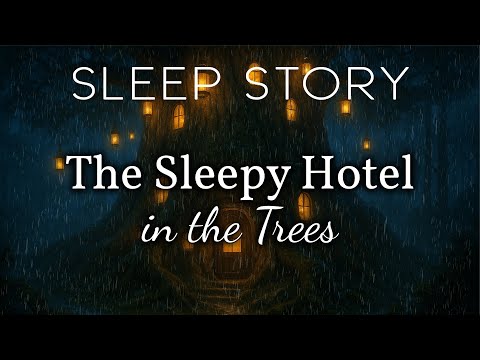 A Night at the Tree Hotel: A Cozy Bedtime Story with Rain