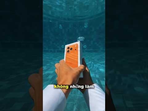bóc seal điện thoại Iphone 17 pro max dưới nước