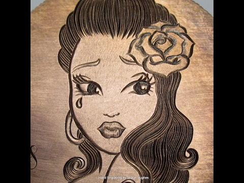 'Heart Broken' 211 year old 1806 George III Penny Hobo Nickel by Shaun Hughes