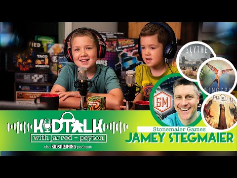 Kidtalk Episode 6 | Jamey Stegmaier - Stonemaier Games | Game Design, Playtesting advice & More