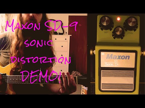 Maxon SD9 Sonic Distortion Demo