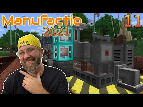 Lets Play Manufactio EP 11 - Sulfuric Acid and IE Mixer - Military Science - NAGA Invasion!