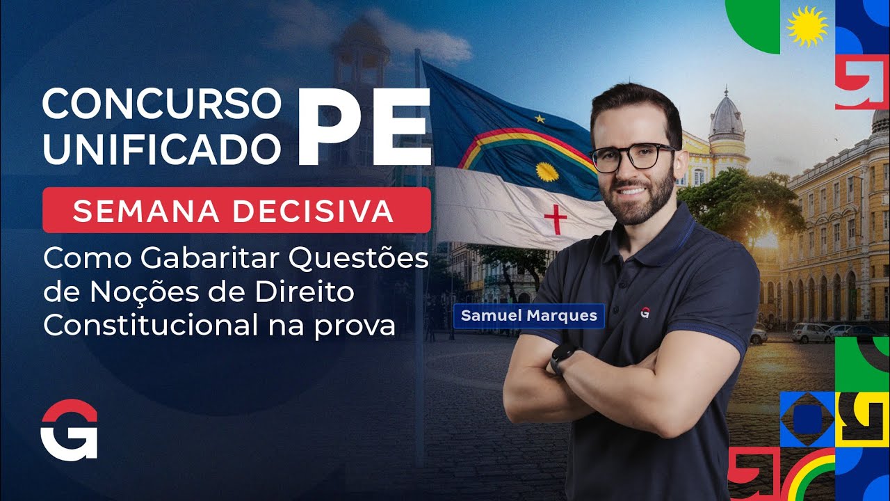 CPU/PE | Semana Decisiva: Como Gabaritar Questões de Noções de Direito Constitucional