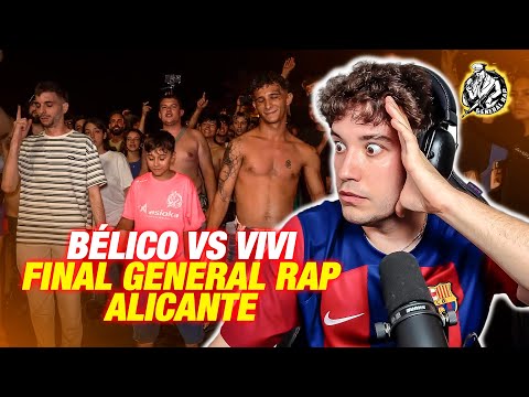 FINALAZA DE PURO FREESTYLE REAL 🔥🔥🔥BÉLICO VS VIVI - FINAL NACIONAL GENERAL RAP REACCIÓN KAPO 013
