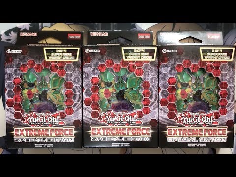 Opening Three Extreme Force Yugioh Special Editions TCG Lost Art Promo!