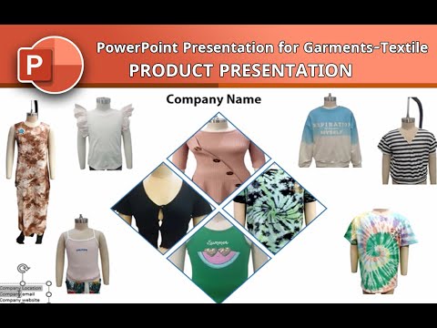 Product Presentation for Garments and textile. PowerPoint Presentation.