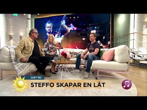 Steffo skapar en låt "F-n vad svårt att välja!" - Nyhetsmorgon (TV4)