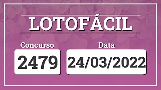 Capa de LOTOFÁCIL 2479