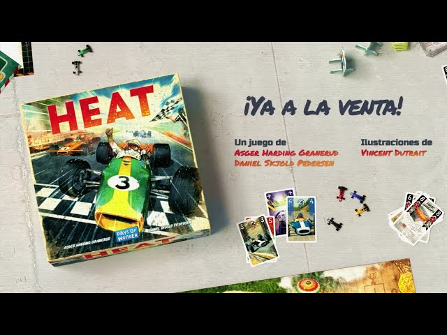 Asmodee Heat Juego de Mesa video