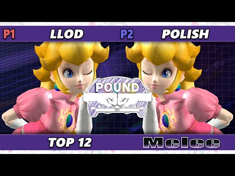 Pound 2022 Top 12 - Polish (Peach) Vs. lloD (Peach) SSBM Smash Melee Tournament