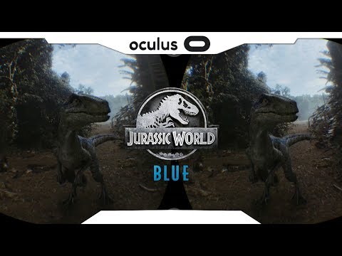 SBS 1080p►JURASSIC WORLD: Blue VR Samsung Gear VR Gameplay • Realidade Virtual • GearVR 2018