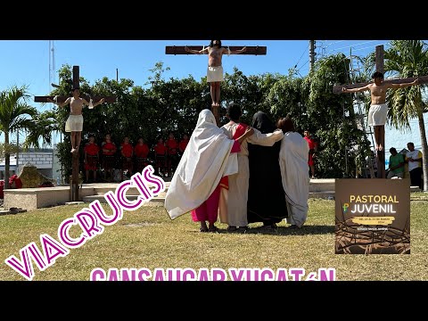 ”El Camino de la Pasión” Representación del Viacrucis en Cansahcab Yucatán Devoción y tradición