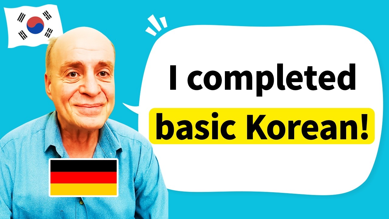 【Korean Coaching】Completed Beginner lessons within 2 months!!
