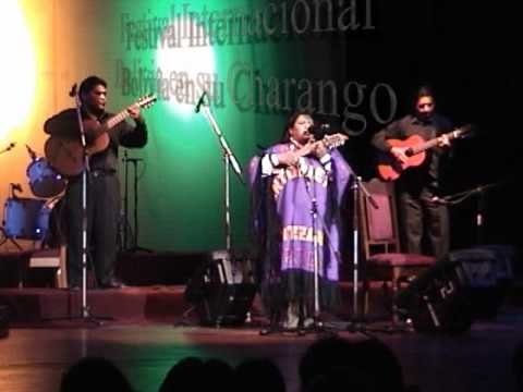 ANTONIETA ANTEZANA - I FESTIVAL INTERNACIONAL BOLIVIA EN SU CHARANGO