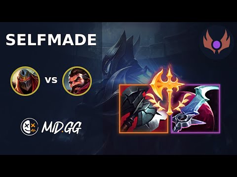 MID.GG: [ Selfmade ] Zed JUNGLE vs Graves | EUW MASTER | LOL Season 2025