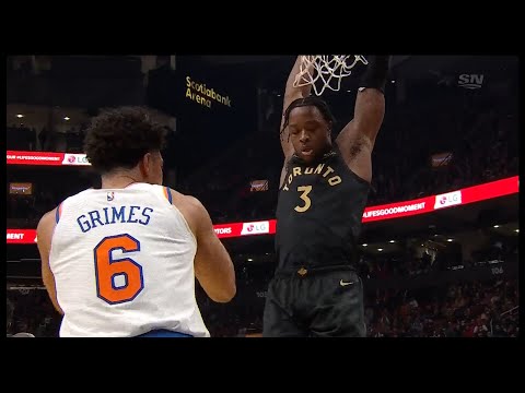 OG Anunoby Effortless Jam - Raptors vs Knicks | 1/06/2023