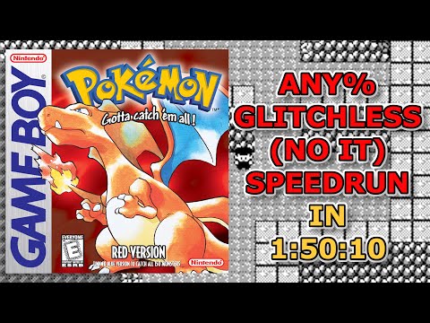 Pokemon Red Any% Glitchless (No IT) - 1:50:10 (Race WR)