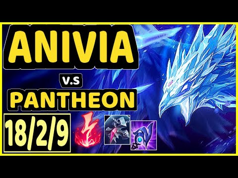 GOKU (ANIVIA) vs PANTHEON - 18/2/9 KDA MID GAMEPLAY - BR Ranked GRANDMASTER