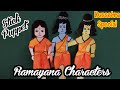 Ramayana Characters Ramayana Puppets Ramayana Handouts Ramayana Craft Idea Stick Puppets