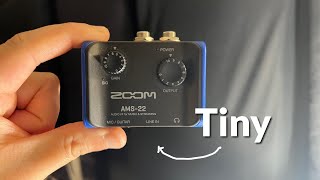 Video thumbnail for Zoom AMS-22  - Ok so this is the smallest audio interface ever! by Dracomies