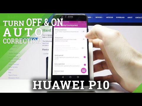How to Activate SwiftKey Autocorrection in HUAWEI P10 – Enable Suggested Words
