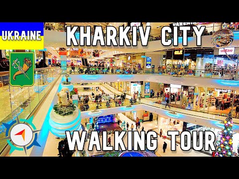 Kharkov, Ukraine - Walk in "Nikolsky" shopping center